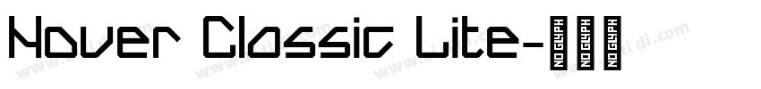 Hover Classic Lite字体转换
